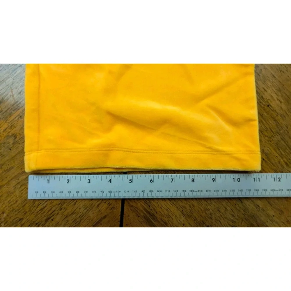 Juicy Couture x Olay Limited Edition Velour Track Pants Marigold‎ Yellow 2X